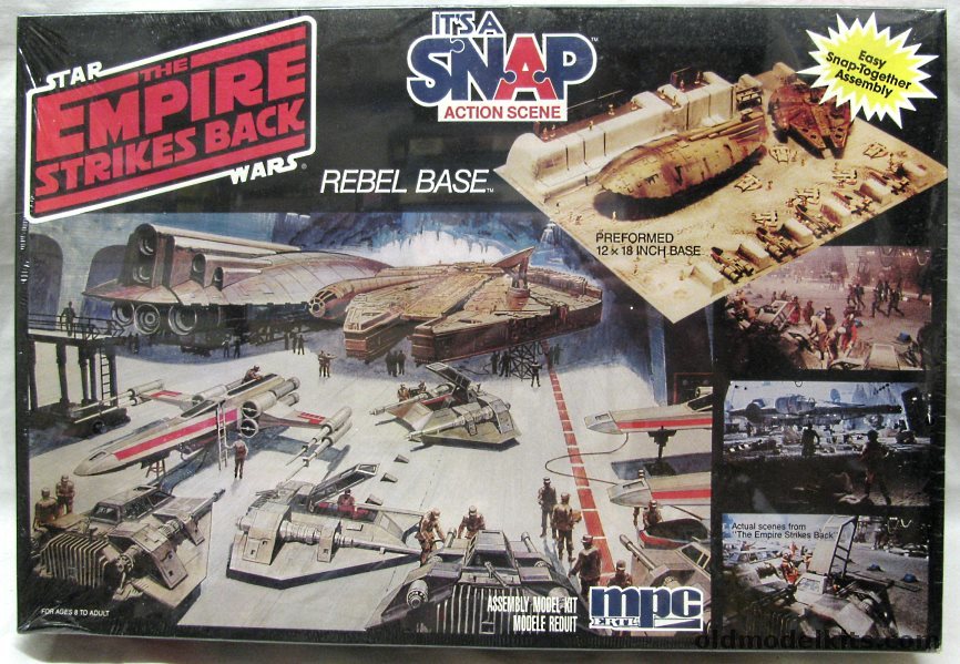 MPC Rebel Base Star Wars The Empire Strikes Back, 8735 plastic model kit